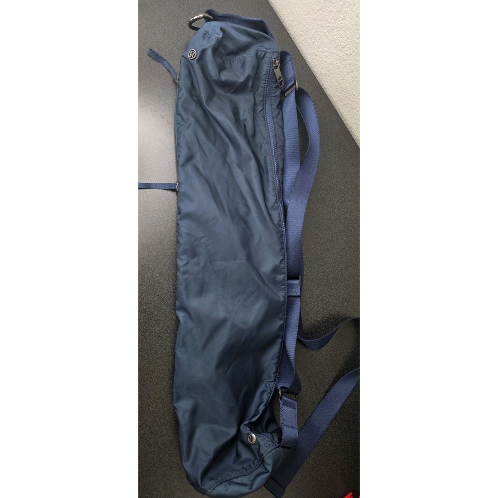 LULULEMON MAT BAG YOGA GET ROLLING NYLON CROSSBODY Navy ADJUST SLING TOTE Gym